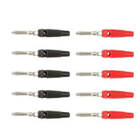 P3008 10PCS 4Mm Banana Plug Jack สำหรับเครื่องขยายเสียงลำโพงทดสอบ Probes Connector