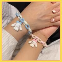 New Anime Periphery Sanrio Kulomi Couple Bracelet Meiyugui Dog Cute Cartoon Jewelry Bracelet Ornament Collection Toy Best Gift