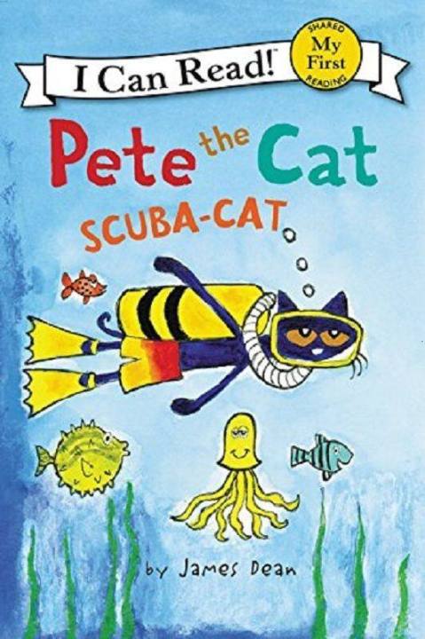I อ่านได้! หนังสือ Pete The Cat: Scuba แมวเด็กหนังสือ