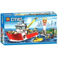 ตัวต่อ BELA HAAR บล็อก เรือ ตำรวจ ดับเพลิง Firefighter Boat CITIES 10830 จัดจำหน่ายโดย HAAR Distributed by HAAR - ของขวัญ วันเกิด จับฉลาก ปีใหม่