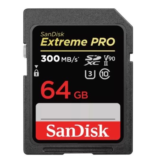 64 GB SD CARD (เอสดีการ์ด) SANDISK EXTREME PRO SDXC UHS-II CARDS (SDSDXDK-064G-GN4IN)