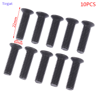 ?【Lowest price】Tirgat 10pcs Fixing screw M6 * 22ด้ายมือซ้ายสำหรับ1/2 UNF Drill Chuck Shank ADAPTER