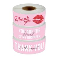 120Pcs/roll Thank You for Your Order Stickers Rectangle Labels for Envelope Sealing for Small Business Decor Sticker Stationery Stickers Labels