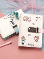 Password Lock Loose-leaf Hand Book Multifunctional Diary Buckle Notepad Simple Student Stationery Notebook