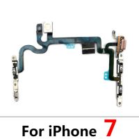 Iphone 7สายเคเบิ้ลยืดหยุ่นสำหรับเพาเวอร์สูงสุด8 Plus X Xr Xs ปิดเสียง; ปุ่มเปิดปิดระดับเสียงอะไหล่กุญแจ