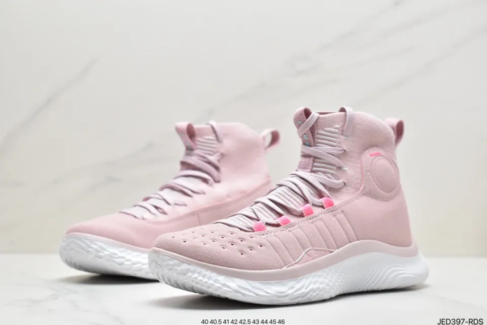 under armour curry 4 men pink