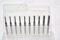 【hot】☃▼┅ 1.5mm-3.175mm10pcsFreeshipping PCB Corn Milling CutterSolid carbide 3.175mm Bitwood toolplasticMDF