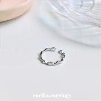 earika.earrings - kink ring แหวนเงินแท้ ฟรีไซส์ปรับขนาดได้ บริการเก็บเงินปลายทาง