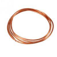 2M Soft Copper Tube Pipe OD 4mm x ID 3mm for Refrigeration Plumbing Copper Round Tubing Fine Ductility Copper Tube