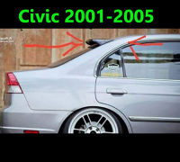 (สีดำเงา) สปอยเลอร์ Spoiler Civic ES 2001 2002 2003 2004 2005