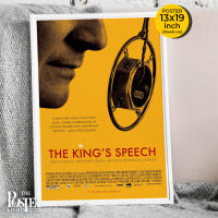 The Kings speech Poster ภาพยนตร์ที่สร้างมาจากเรื่องจริงของกษัตริย์จอร์จที่ 6 ภาพขนาด 33X48 cm