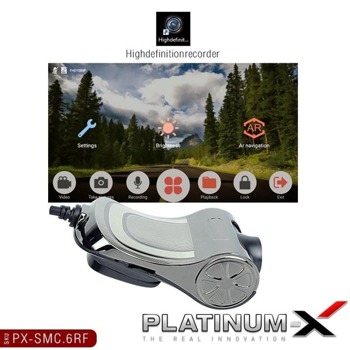 platinum-x-กล้องติดรถยนต์-กล้องบันทึกหน้ารถ-สำหรับandroid-กล้องหน้าหลัง-ภาพfull-hd-car-dvr-camera-กันฝุ่น-เครื่องเสียงรถยนต์-กล้อง-กล้องบันทึกรถ-6rf