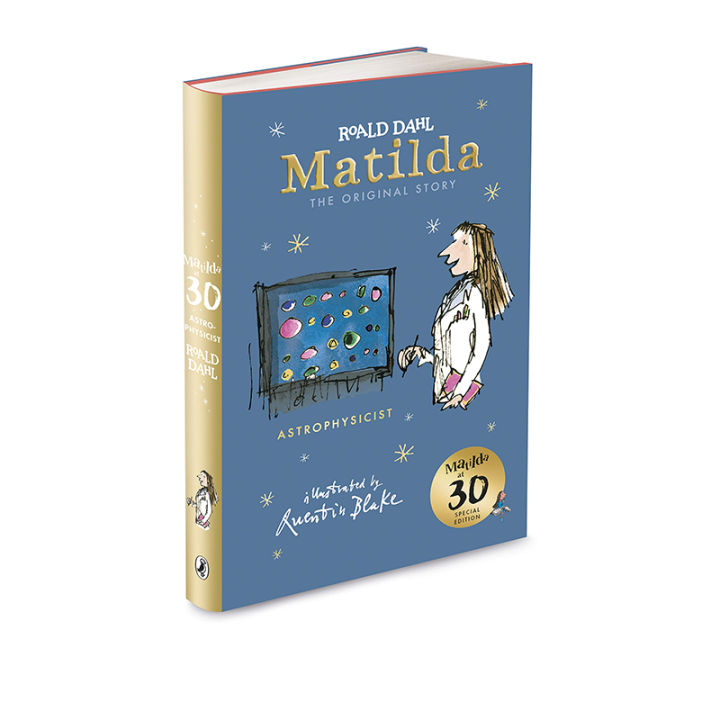 english-original-matilda-at-30-astrophysicist-matilda-30th-anniversary-special-edition-hardcover-roland-dahl-series-roald-dahl-primary-school-students-extracurricular-reading-interesting-story-books