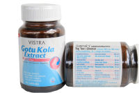 Vistra Gotu Kola Extract Plus Zinc 30 เม็ด 1 ขวดวิสทร้า โกตู พลัส ซิงค์