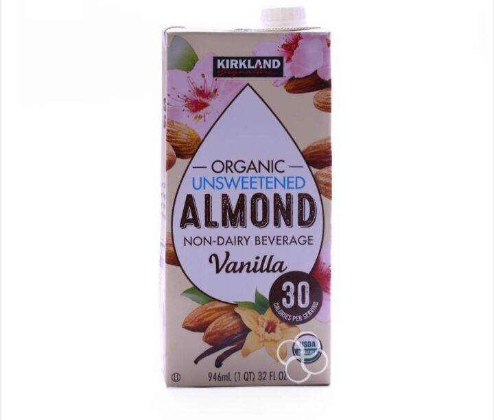 Kirkland Signature Organic Unsweetened Almond Vanilla NonDairy