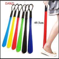 00DANZI00 พลาสติกทำจากพลาสติก ฮอร์นรองเท้า สีสันสดใส จัดการยาวๆ อุปกรณ์ถอดรองเท้า สะดวกสบายๆ 49.5ซม. ค่ะ ผู้สูงอายุที่ตั้งครรภ์