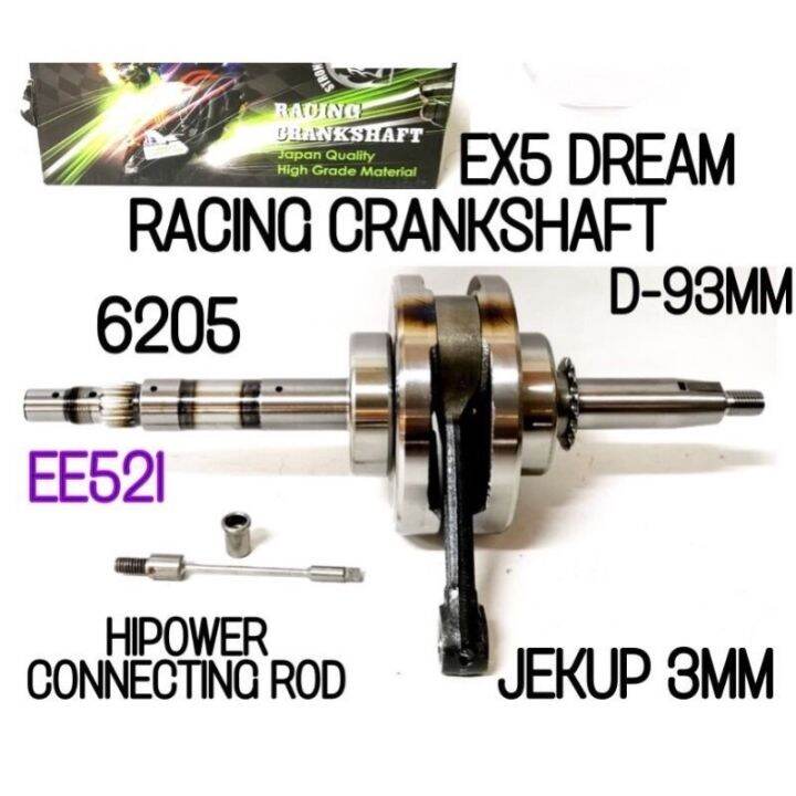 Crankshaft Diameter 93mm Ex5 Dream Modify con rod EX5 JET +6mm/3mm with