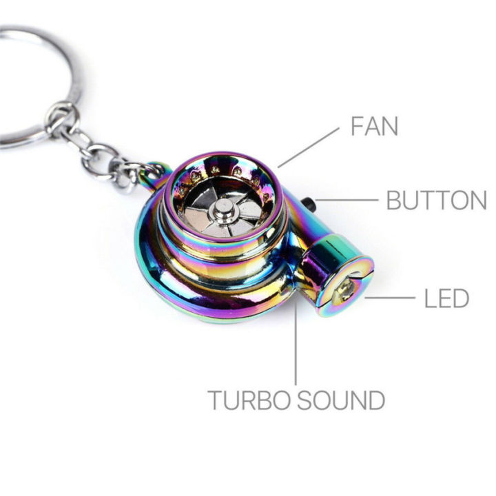 ขาย-cod-carโลหะเสียงพวงกุญแจturbo-key-sleeveปั่นด้วยได้ทิศทางที่แน่นอนรุ่นเทอร์โบกังหันcharger-key-turboรูป