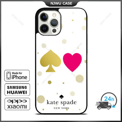 KateSpade 08 Phone Case for iPhone 14 Pro Max / iPhone 13 Pro Max / iPhone 12 Pro Max / XS Max / Samsung Galaxy Note 10 Plus / S22 Ultra / S21 Plus Anti-fall Protective Case Cover
