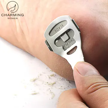 Hot Professional Foot Care Stainless Steel Cuticle Remover Dead Skin  Removal Pedicure Skin Hard feet Shaver 1PC