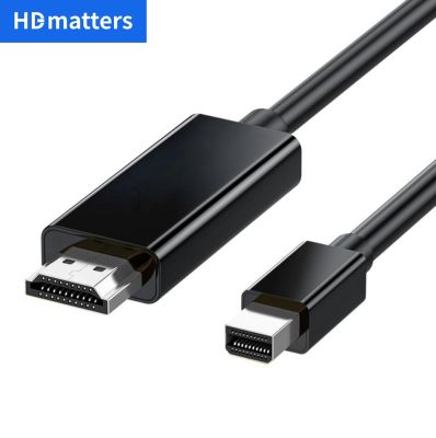 Kabel adaptor HDTV Mini DisplayPort ke HDMI 1080P Thunderbolt DP ke HDMI untuk Macbook pro Air Mini Imac Lenovo Asus