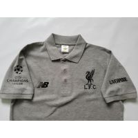 Liverpool Gray polo 100 Cotton