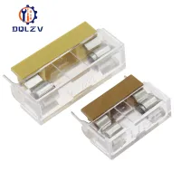 5x20mm 6x30mm Glass Fuse Holder Transparent Holder With Transparent Cover Fuse Blocks 5X20MM 6X30M Insurance Header 250V