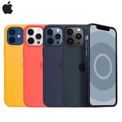 (new style phone case)เคสซิลิโคนเหลวแม่เหล็กแอปเปิ้ลที่เป็นต้นฉบับ Magsafe,สำหรับ iPhone 12 13 Pro Max 12 Mini เคสชาร์จไร้สายเคสป้องกันกันตก