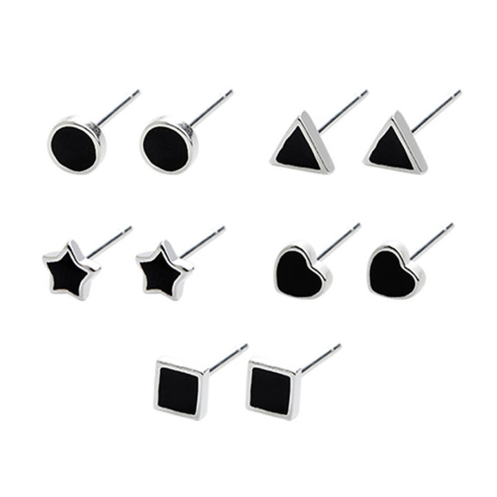 j-amp-l-simple-alloy-black-star-triangle-heart-circle-stud-earrings-fashion-geometric-earrings-for-women