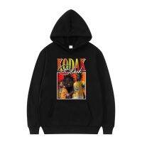 Kodak Black Japanese Harajuku Classic Print Winter Long-sleeved Unisex Loose Bodywarmer Lazy Wind Sports Hoodie Hip-hop Tide Size XS-4XL