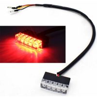 Motorcycle Red Rear Tail 12V Mini 5 LED Low Consumption Stop Brake Light