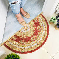 Semi Circular Flower Marble Carpets Doormats Rugs For Home Bathroom Living Room Entrance Door Floor Stairs Kitchen Bedroom Hall