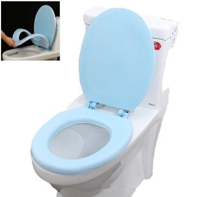 【LZ】 Waterpoof Soft Toilet Seat Cover EVA Thickened Bathroom Closestool Mat Pad Cushion Toilet Seat Bidet Toilet Cover Accessories