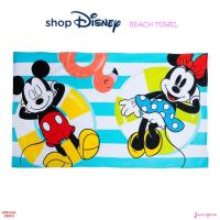 SHOP DISNEY MICKEY AND MINNIE MOUSE SUMMER FUN BEACH TOWEL