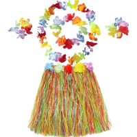 Photo Ornament Straw Skirt Festival Beach Party Hawaiian Costume Luau Garland Decorative Ornaments Kids Apparel Grass Suit