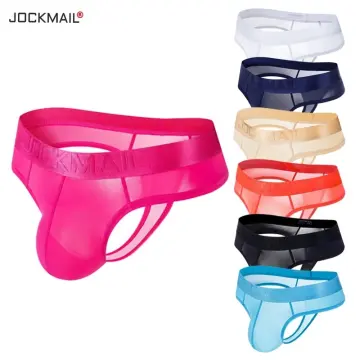 Men's Jockstraps, Underwear For Men, Sexy Mesh Striped Hollow Out Thong  Breathable Comfortable Athletic Supporter, Men's Thong Underwear Bikini