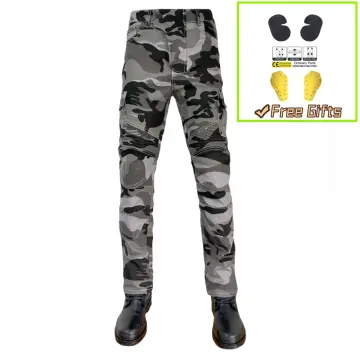 Camo High Waist Straight Jeans Flap Pockets Loose Fit Chic - Temu
