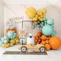 「 ANN Hardware 」128ชิ้น Macaron Sanyballoon GarlandWedding DecorationYellow บอลลูนงานเลี้ยงวันเกิดเด็กอาบน้ำตกแต่ง