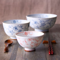 Made In Japan plant under glazed ceramic bowls sizes porcelain tableware creative decorative rice bowl soup salad noodle bowls