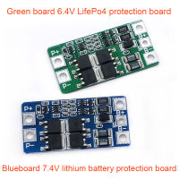 2S 10A 8.4V 7.4V 18650แผงวงจรป้องกันแบตเตอรี่ลิเธียม/ลิเธียมเหล็กฟอสเฟตโมดูล PCB BMS PCM ลิเธียมไอออน Lipo 2ชุดแบตเตอรี่