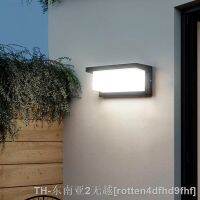 hyfvbujh﹍▩ outdoor waterproof courtyard lamp human sensing wall garden street