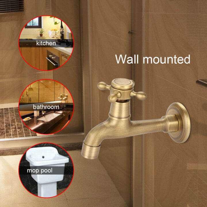 zerone-vintage-faucet-wall-mounted-vintage-solid-brass-faucet-single-cold-water-tape-for-kitchen-sink-mop-pool