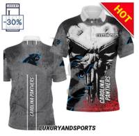 2023 new style1 ARRIVE design Carolina Panthers 3D high-quality polyester quick drying 3D polo shirt,   style26xl (contact online for free customization of name)