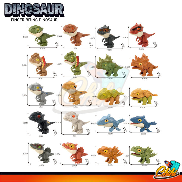 ไดโนเสาร์-jurassic-world-เเละ-สัตวโลก-กัดนิ้วfinger-dinosaur-กว่า40แบบพร้อมส่งจากไทย-เเบบสุ่ม