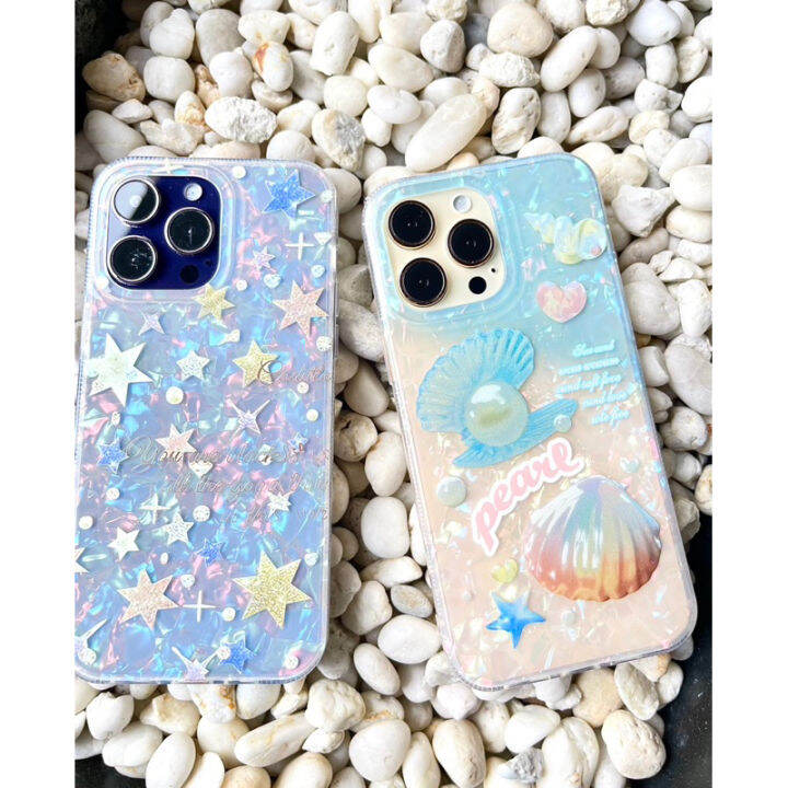 cod-สินค้าพร้อมส่ง-เคสไอโฟน-หินอ่อนไล่สีแพคกล่อง