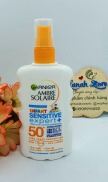 Chống nắng DẠNG XỊT cho trẻ em Garnier Ambre Solaire SPF50+ 200ML - PHÁP