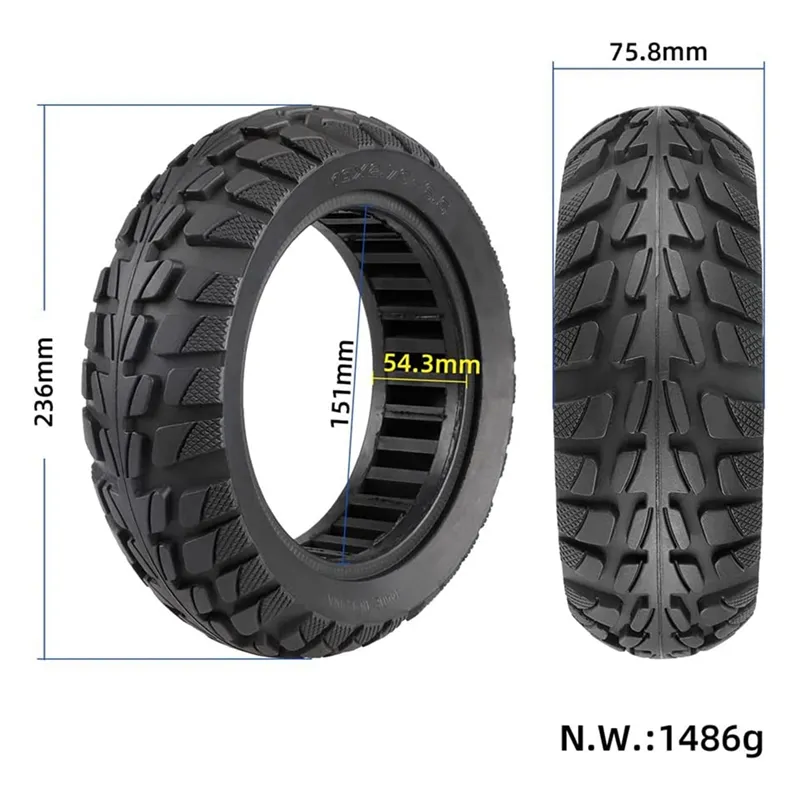  tire 10X2.70-6.5 Scooter Tyres,Scooter Tyres,Electric Scooter  Rubber Tires E-Scooter Tyres Tires Hollow Tyres replacement Electric  scooter tires (Color : Black) (Black) : Sports & Outdoors