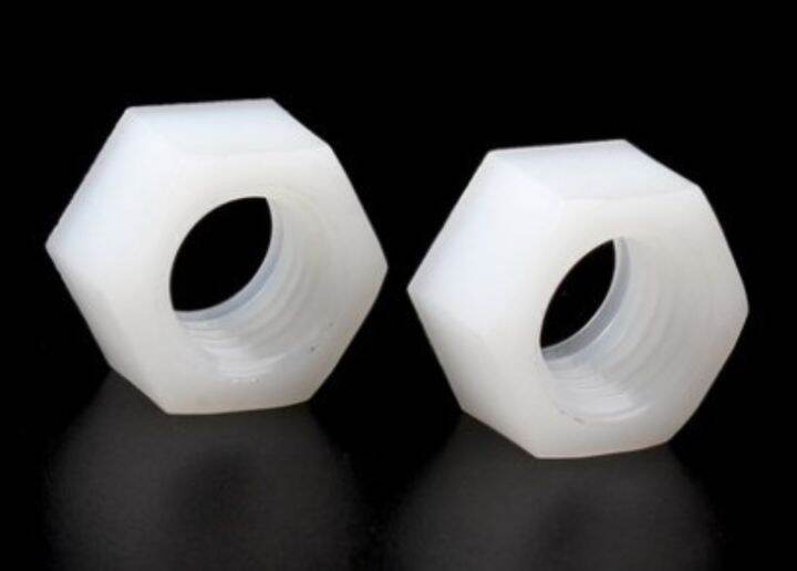 2-100pcs-din934-m2-m2-5-m3-m4-m5-m6-m8-m10-m12-m14-m16-m18-m20-white-and-black-nylon-plastic-hex-nut-nuts