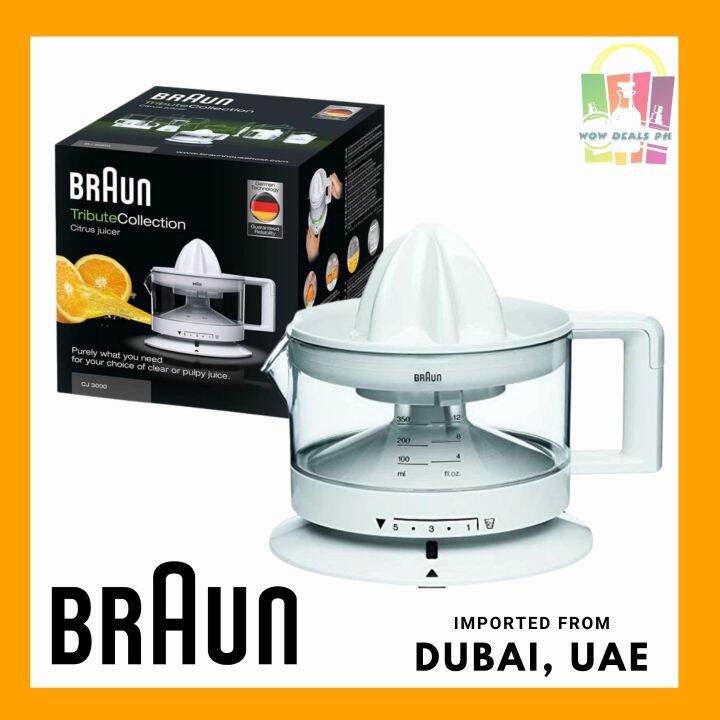BRAUN CJ3000 Citrus Juicer 220V Lazada PH