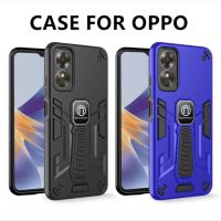 ใหม่ เคส กันกระแทกมีขาตั้ง สำหรับ OPPO Reno10 Reno10pro Reno10proPlus A78 A58 A98 A17 A17K A77 A57 A77S Reno8T Reno7Z Reno8Z A76 A96 A74 A95 A54 A55 A16 A15 A15S A5S A12 F9 A7 F11PRO Reno5 เคสโทรศัพท์